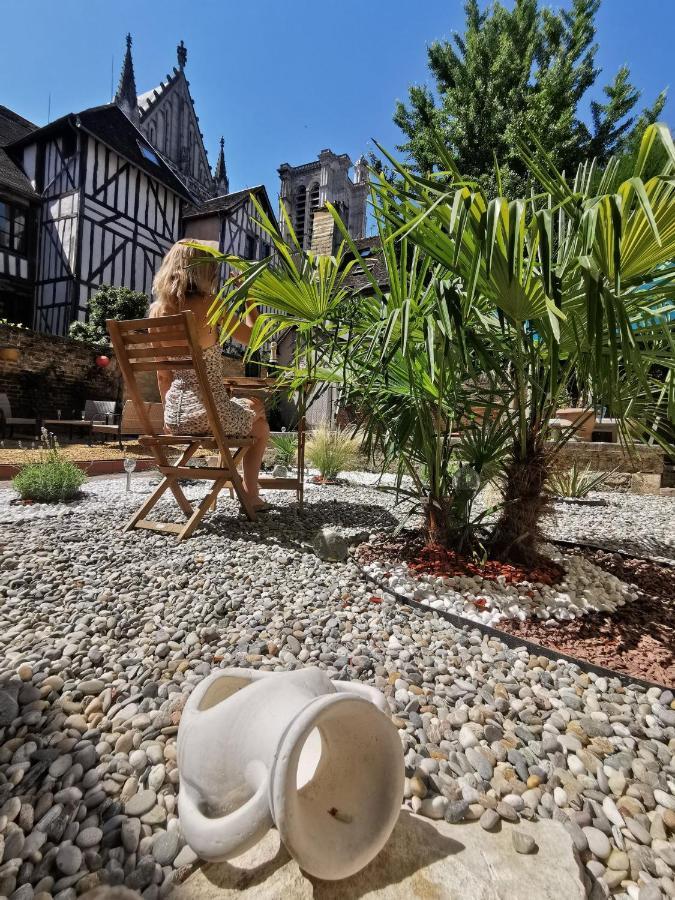 Ferienwohnung La Marmotte De La Cathedrale - Calme - Jardin Troyes Exterior foto