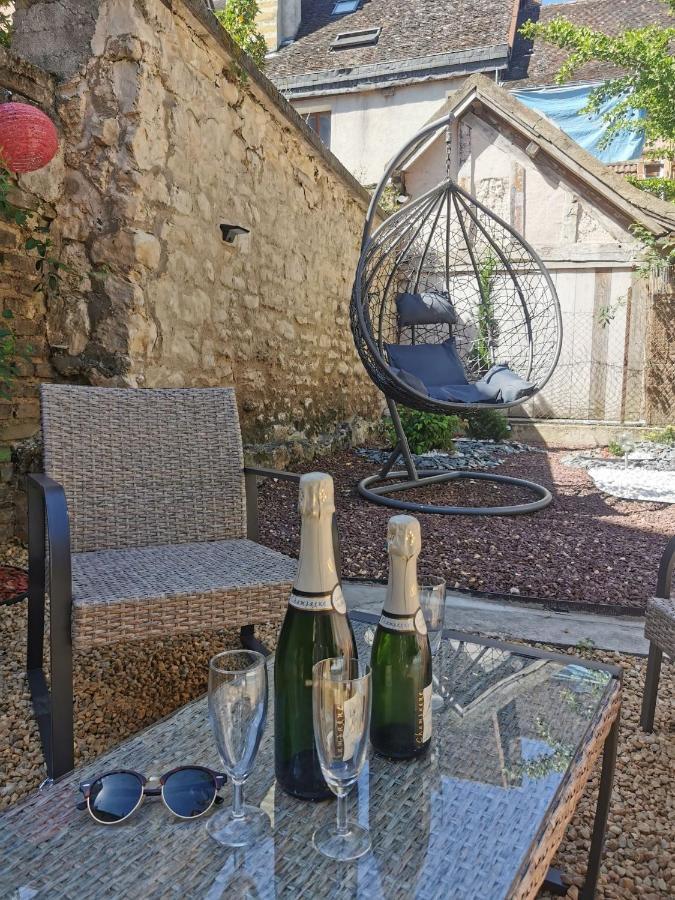 Ferienwohnung La Marmotte De La Cathedrale - Calme - Jardin Troyes Exterior foto